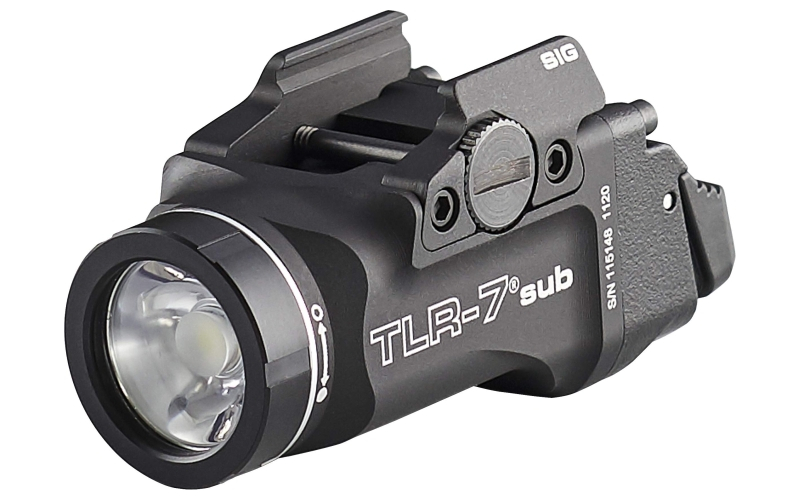 Streamlight TLR-7 X Sub Weaponlight, 550 Lumens, Black, For Sig P365/XL 69401
