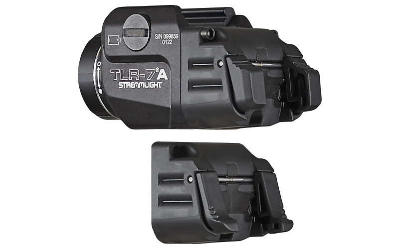 Streamlight TLR-7X, 550 Lumens, 1.5 Hour Runtime, Comes with High and Low Switch and (1) CR123A Lithium Battery, Black 69424
