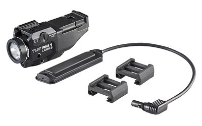 Streamlight Streamlight TLR RM 1 Laser G, Weaponlight, White LED with Green Laser, 500 Lumens, Anodized Finish, Black, Includes Remote Switch and 1 CR123 69443