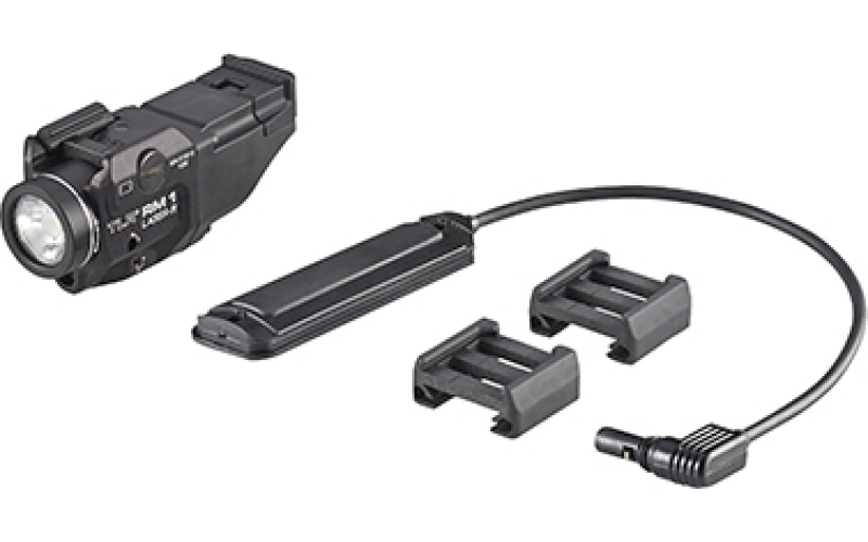 Streamlight TLR RM 1 Laser, Tac Light w/laser, 500 Lumens, Black, Includes Tail Cap Switch, Remote Pressure Switch, Mounting Clips, Key Kit 69445