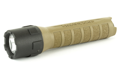 Streamlight PolyTac X, Flashlight, 600 Lumens, w/ USB Battery, Clam Pack, Coyote Brown Finish 88615