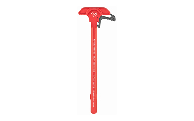 Strike Industries Charging Handle, Extended Latch, Red SI-ARCH-EL-RED