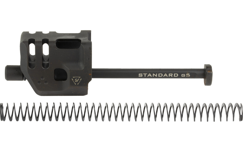 Strike Industries Mass Driver Comp, 9MM, Fits Glock 17 Gen 5, Includes Recoil Spring/Guide Rod/Guide Rod Fitment Washer/Guide Rode Head, Black SI-G5-MDCOMP-S