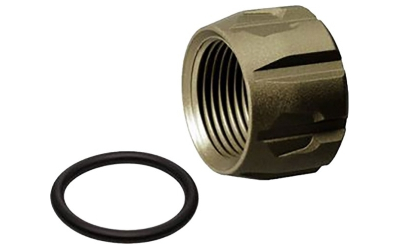 Strike Industries Barrel cover thread protector for pistol fde