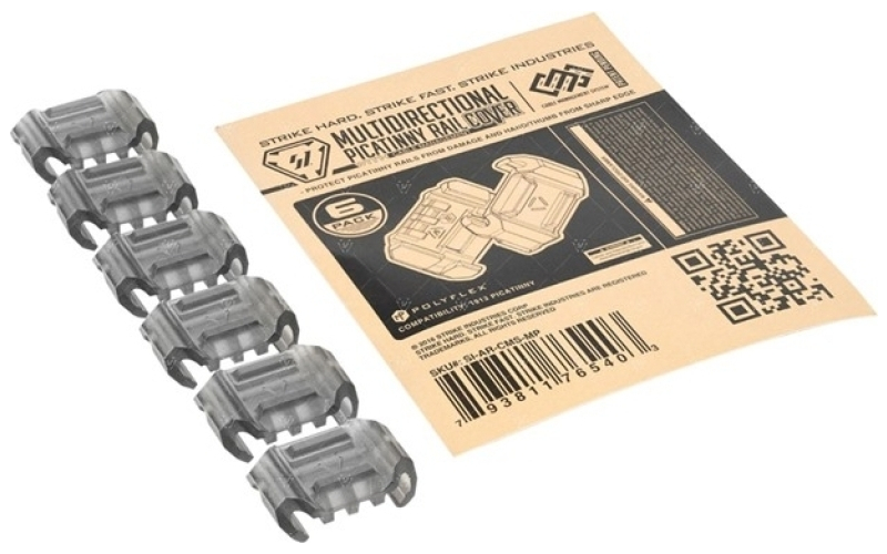 Strike Industries Multidirectional rail cover w/cable management system 6pk