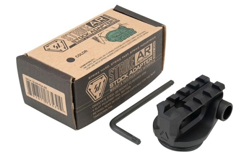 Strike Industries Ar-15 picatinny stock adapter black