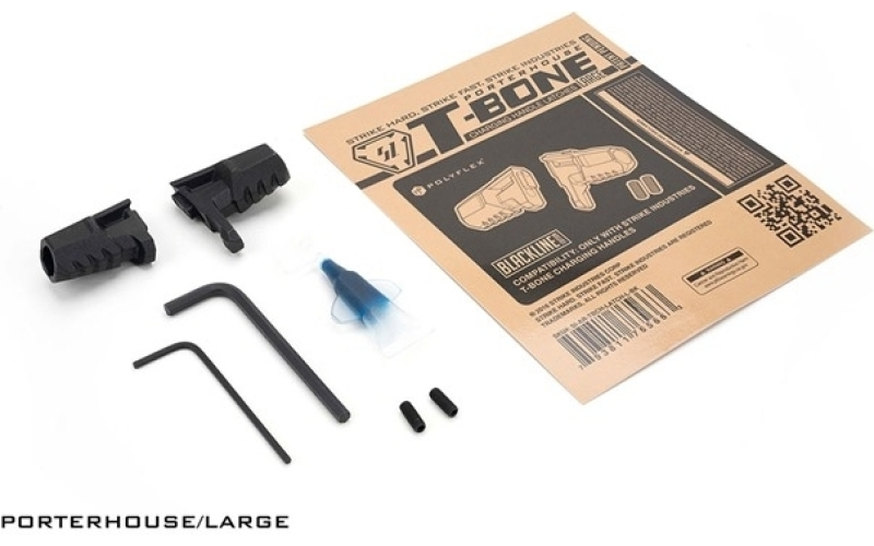Strike Industries .223 porterhouse (large) latches for ar-tbch-223 in black