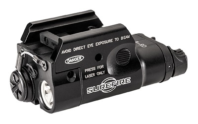 Surefire XC2-B-RD, Weapon Light, Fits Pistol and Picatinny Rails, 300 Lumen, Red Laser, Matte Finish, Black XC2-B-RD
