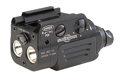Surefire XR2-A-GN, Rechargeable Weapon Light w/Laser, Fits Pistol and Picatinny Rails, 800 Lumens, Green Laser, Anodized Finish, Black XR2-A-GN