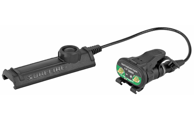 Surefire Remote Dual Switch for Weaponlights, 7" Cable, Fits X-Series, Momentary-On Pressure Pad and Constant-On Press Switch, Black XT07