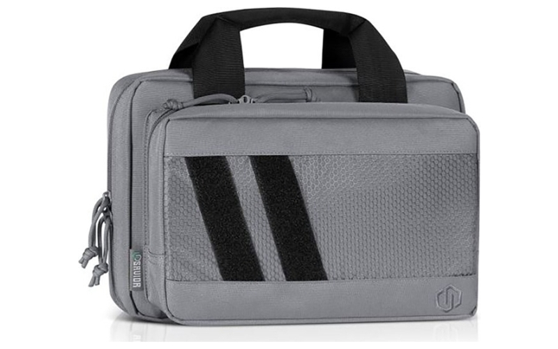 Savior Equipment Specialist soft pistol case two compartment low profile gray