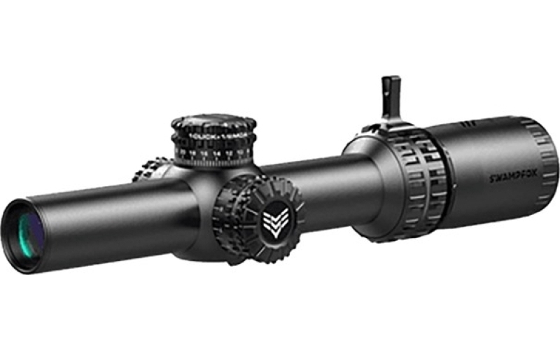 Swampfox Optics Arrowhead lpvo 1-8x24mm sfp ill guerrilla dot moa-green blk