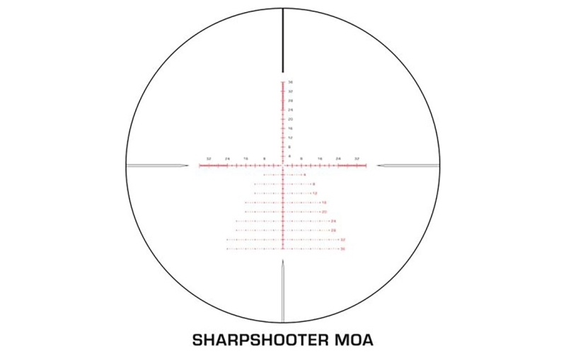 Swampfox Optics 3-15x50mm ffp illuminated ir moa reticle black