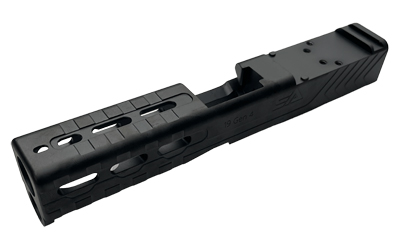 Sylvan Arms Complete Custom Slide, Trijicon RMR Slide Cut, Fits Glock 19 GEN4, DLC Finish, Black, Includes Internals, RMR Cover/Adapter Plate, RMR Locating Pins and Plate Screws GL19G4SK