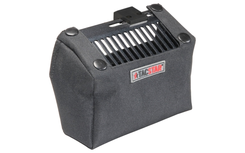 TacStar Brass Catcher, Black, Fits Picatinny Rails on Flat Top AR's, No Modification Needed, Holds (120) 223 Cases, Heat Resistant Bag 1081240