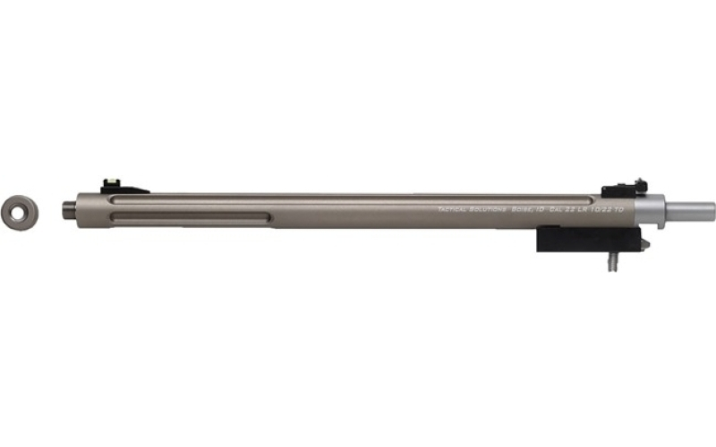 Tactical Solutions 10/22 takedown bull barrel quicksand