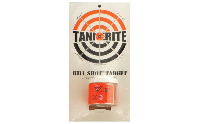 Tannerite Kill Shot Target~ Single Cardboard Target with 1/2ET Target