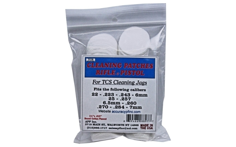 Tcs Tcs cleaning patches 22 caliber - 7mm