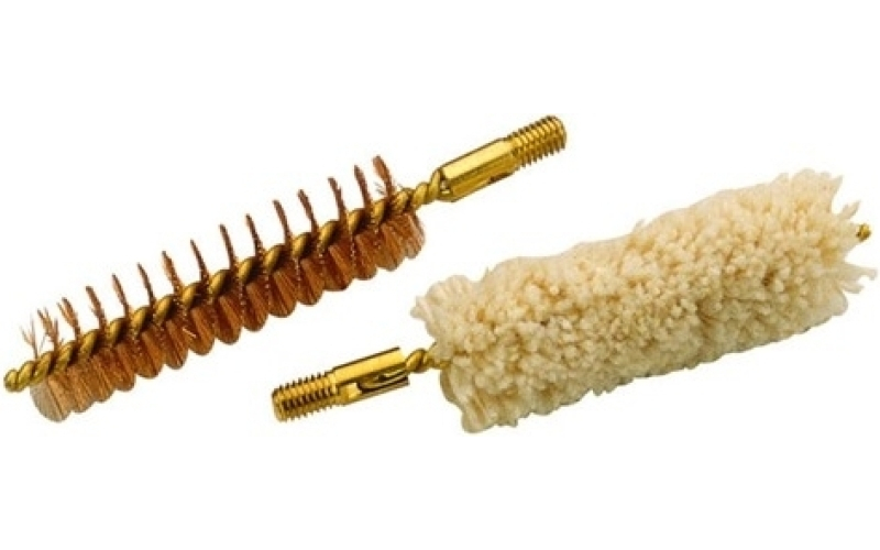 Traditions Bronze bristle bore brush & cotton swab .50 caliber
