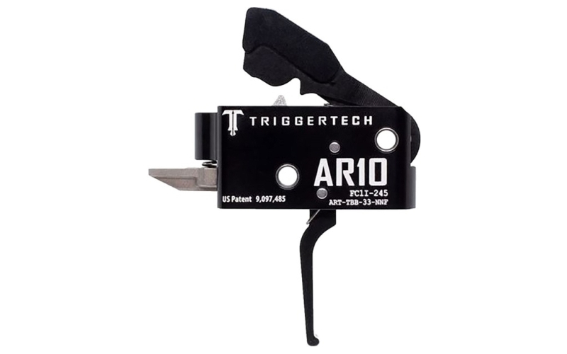 TriggerTech Ar .308 adaptable trigger black flat two-stage