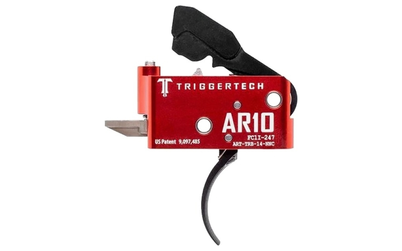 TriggerTech Ar .308 diamond trigger black curved two-stage