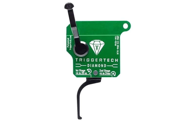 TriggerTech Remington 700 diamond trigger black flat clean two-stage