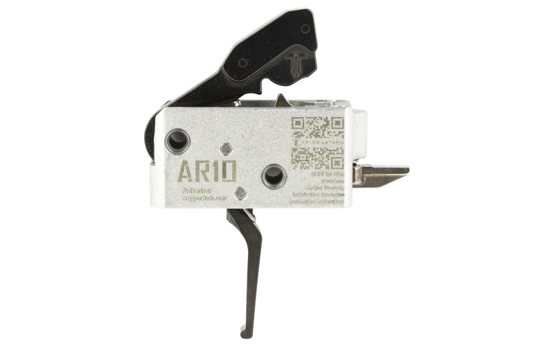 TriggerTech Duty, Flat Trigger, Two Stage, 3.5LB Pull, Fits AR-10, Anodized Finish, Black AHT-TDB-33-NNF