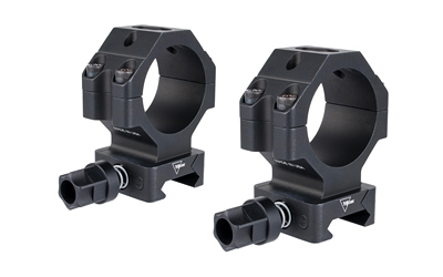 Trijicon Scope Rings, 30mm High, Q-LOC, Fits Picatinny, Anodized Finish, Black AC22066