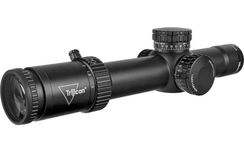 Trijicon Credo HX 1-8x28mm First Focal Plane Riflescope with Red/Green MOA Segmented Circle, 34mm Tube, Satin Black, Exposed Locking Adjusters CRHX828 -C-2900031