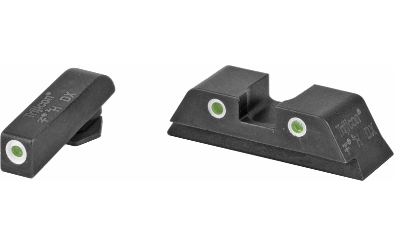 Trijicon Tritium Night Sight, Fits Glock 17/19/26/27/33/34  Green/Green, 3 Dot GL01-600210