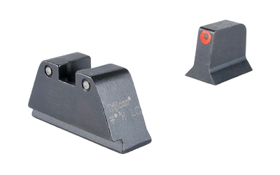 Trijicon Suppressor/Optic Height, Night Sights, Orange Front with Black Rear & Green Lamps, Fits GLOCK 17/19/22/23/24/26/27/31/32/33/34/35/39 GL201-C-601134