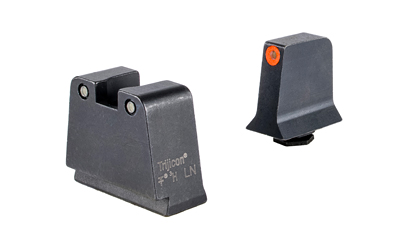 Trijicon Suppressor/Optic Height, Night Sights, Orange Front with Black Rear & Green Lamps, Fits GLOCK 42/43/43X/48 GL243-C-601142