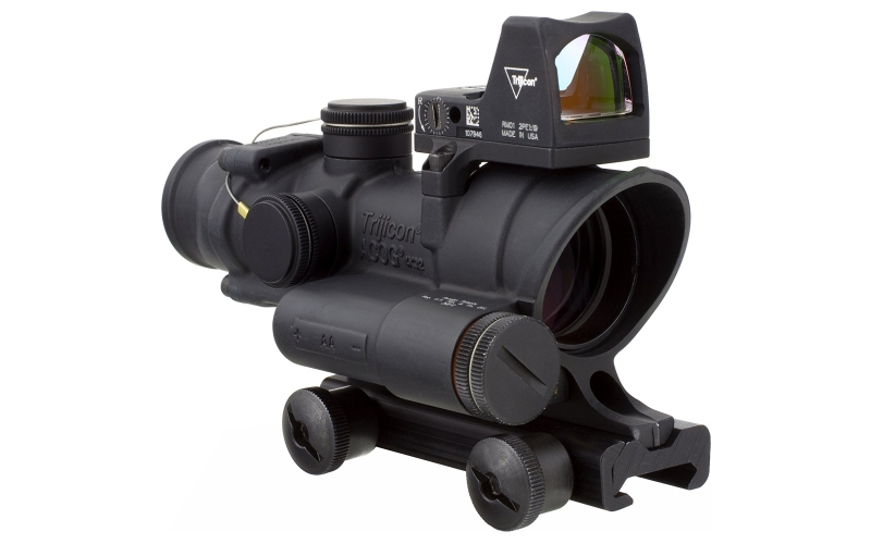 Trijicon 4x32mm led red crosshair 223 ret w/ta51 mnt & rmr type 2