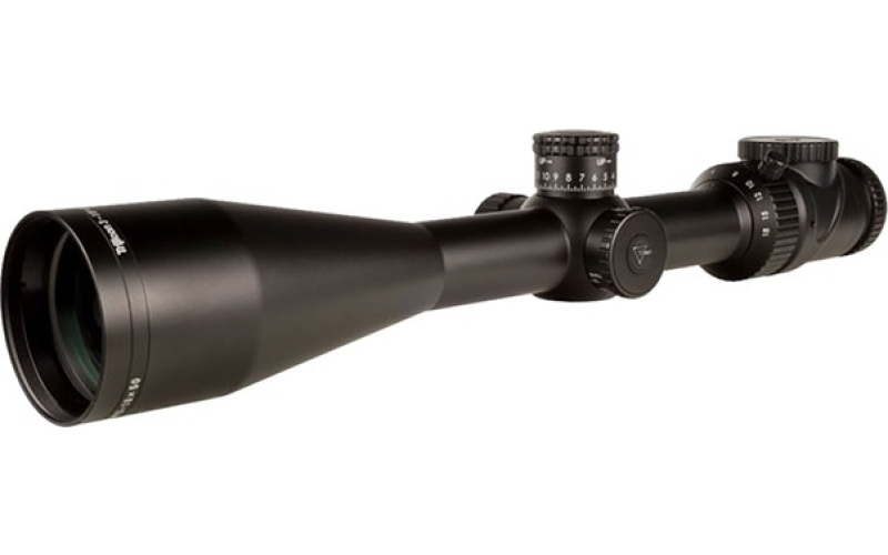 Trijicon Accupoint 3-18x50mm sfp illuminated green triangle post blk