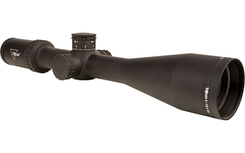 Trijicon Credo 4-16x50mm sfp illum green mrad center dot reticle blk