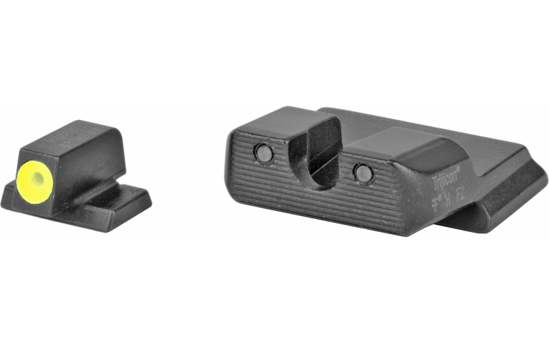 Trijicon HD Tritium Night Sight, Fits S&W M&P Shield, Yellow Outline SA139-C-600721