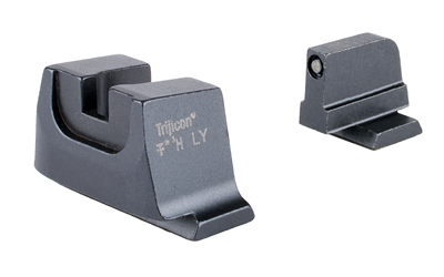 Trijicon Suppressor/Optic Height, Night Sights, Black Front with Metal Rear & Green Lamps, Fits Smith & Wesson M&P C.O.R.E./M&P M2.0 SA240-C-601153
