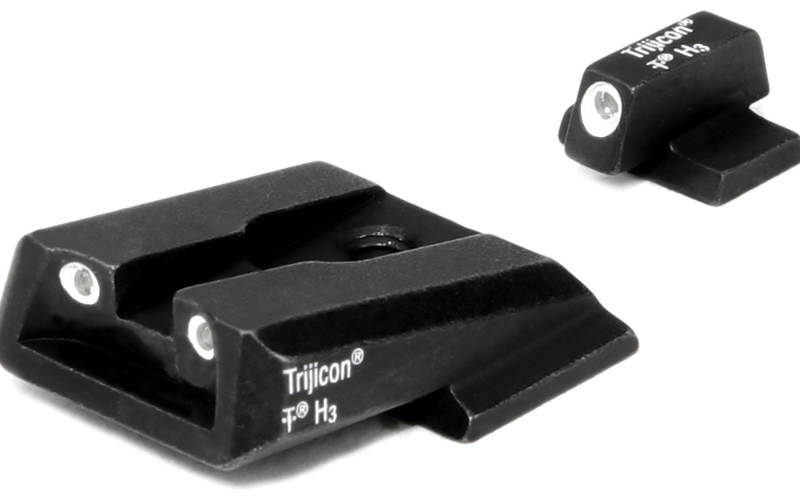 Trijicon Tritium Night Sight, Fits M&P, Green/Green, Matte Finish, 3 Dot SA37-600442