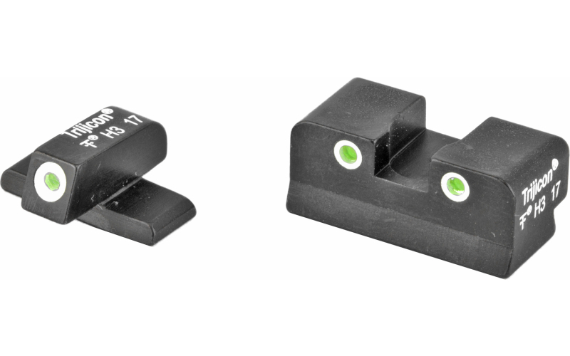 Trijicon Tritium Night Sight, Fits XD 9/40/45/357, Green/Green, 3 Dot SP01-600481