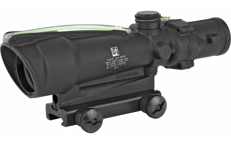 Trijicon ACOG Rifle Scope, 3.5X 35, Green Horseshoe .308 Reticle With TA51 Mount, Matte Finish TA11H-308G
