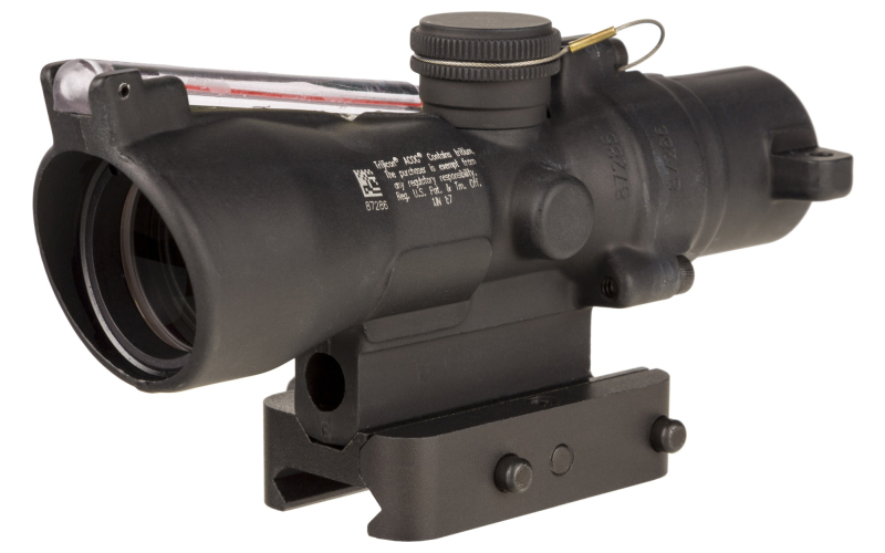 Trijicon ACOG, 3X24mm, Dual Illuminated Red Horseshoe/Dot 223/55 Grain, Includes Q-LOC Mount, Matte Finish, Black TA50-C-400348
