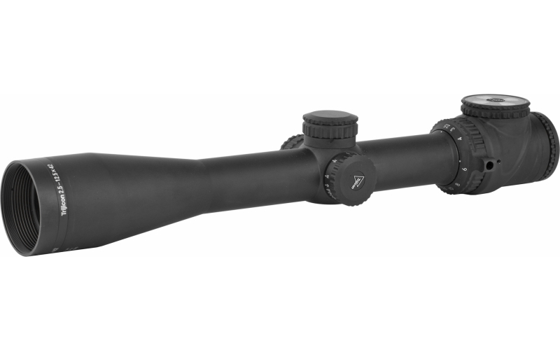 Trijicon AccuPoint Rifle Scope, 2.5-12.5X42mm, Standard Duplex Crosshair w/ Green Dot, 30mm Tube TR26-C-200098