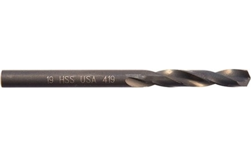 Triumph Twist Drill Co. Wire gauge drill short length 19s .1660''