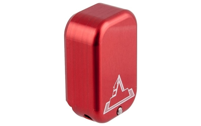 Taran Tactical Innovations Base pad +3/+4 for glock~ 17/22, red