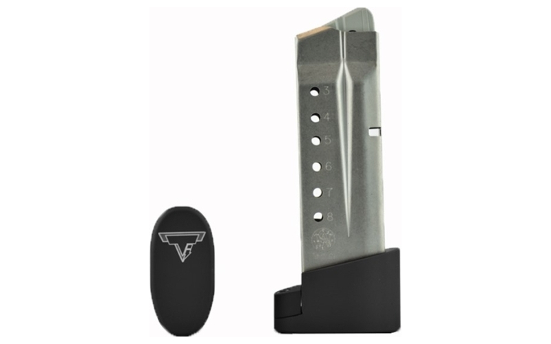 Taran Tactical Innovations Magazine extension +1/2 rounds m&p shields flat black