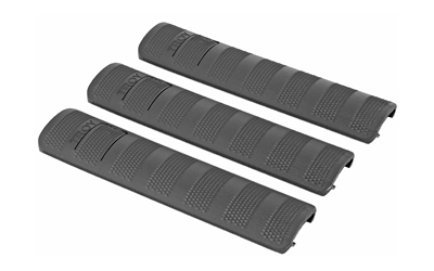 TROY 6.2" BATTLE RAIL COVERS 3PK BLK