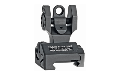TROY Industries BattleSight, Folding Rear Sight, Black Finish SSIG-FBS-R0BT-00