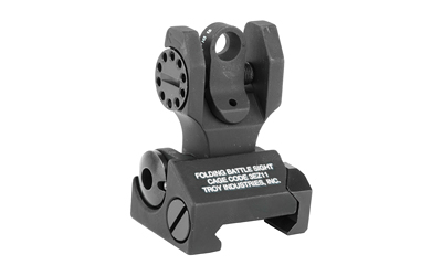 TROY Industries BattleSight, Folding Rear Sight, Tritium, Black Finish SSIG-FBS-RTBT-00