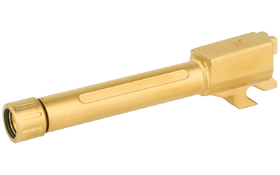 True Precision Barrel, 9MM, Gold Titanium Nitride, Threaded, Fits Sig P320 Compact TP-P32CB-XTG