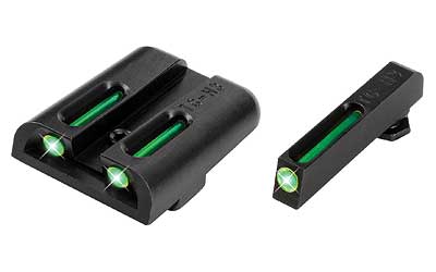 TRUGLO Brite-Site Tritium/Fiber Optic Sight, Fits GLOCK 17/17L/19/22/23/24/26/27/33/34/35/38/39, Green TG-TG131GT1